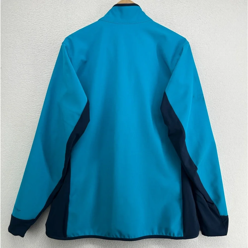 PATAGONIA Jacket Mens L Adze Hybrid Polartec Softshell Windbreaker Full Zip Blue